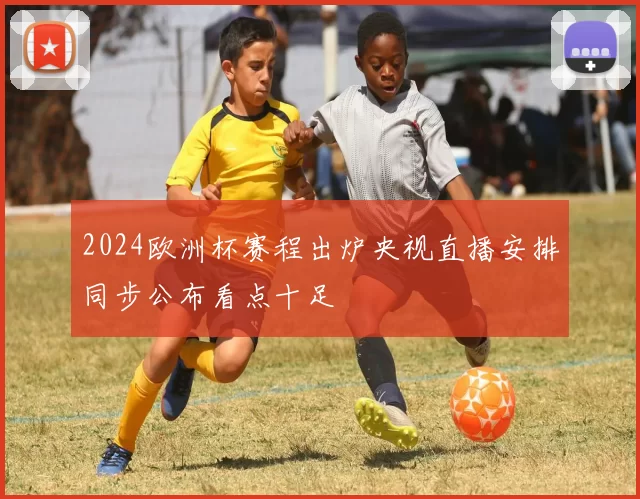 2024欧洲杯赛程出炉央视直播安排同步公布看点十足